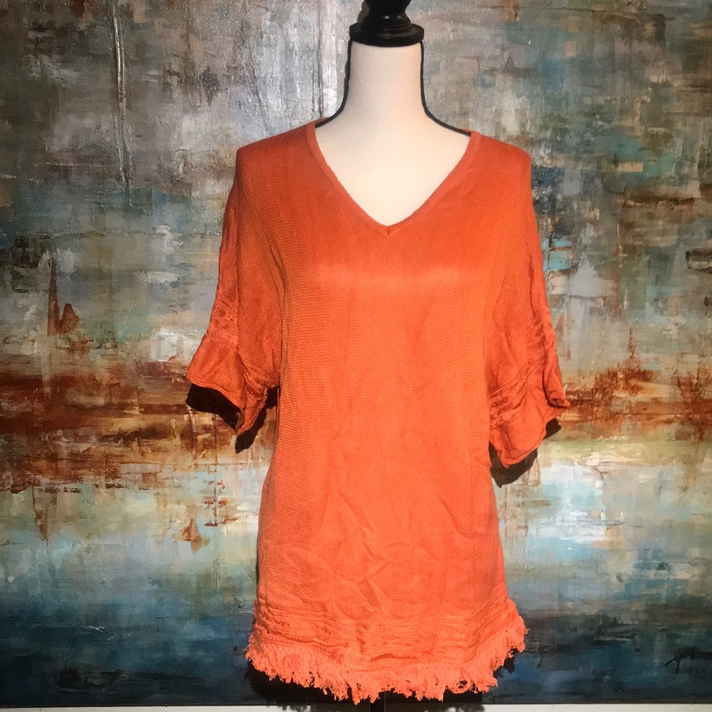 BELLDINI fringe tunic‎ sweater